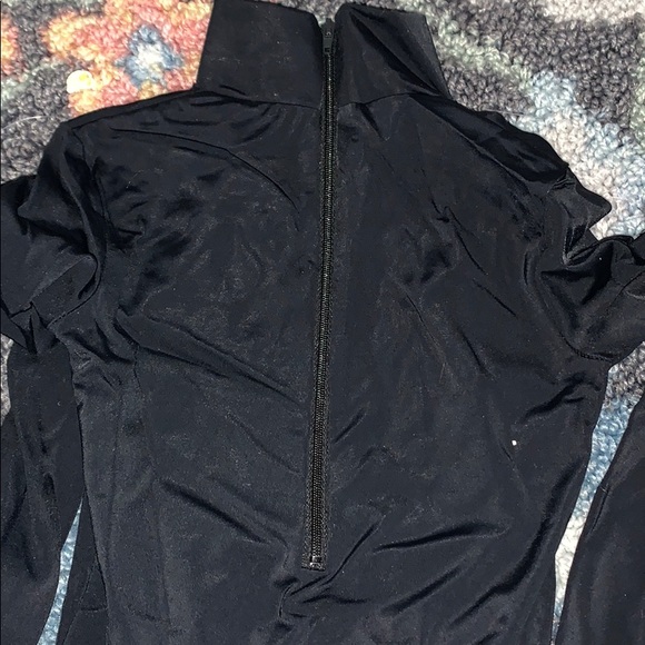 Black Turtleneck Leotard - Picture 2 of 2